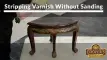 Chinese Side Table (Varnish & Stain)